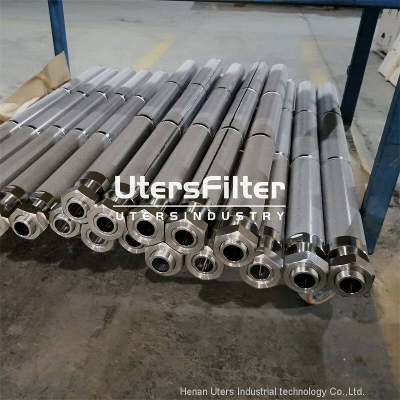 UTERS sintered stainless steel filter element 65x1078mm for Sinopec (1)