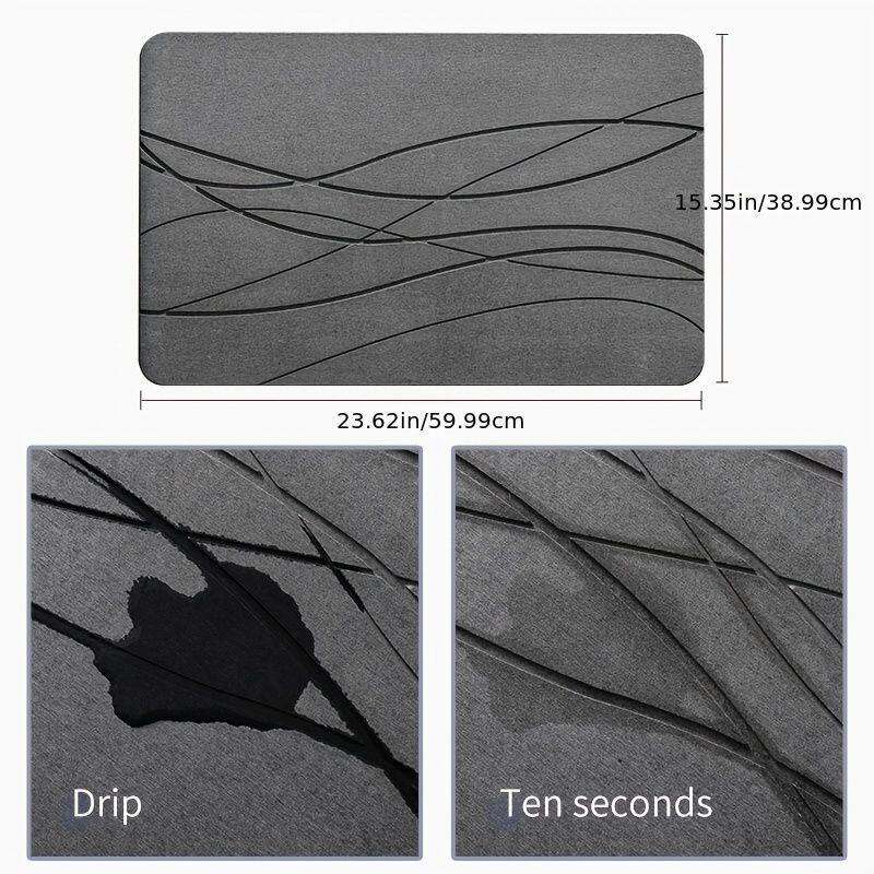 engraved diatomite stone bath mat (1)