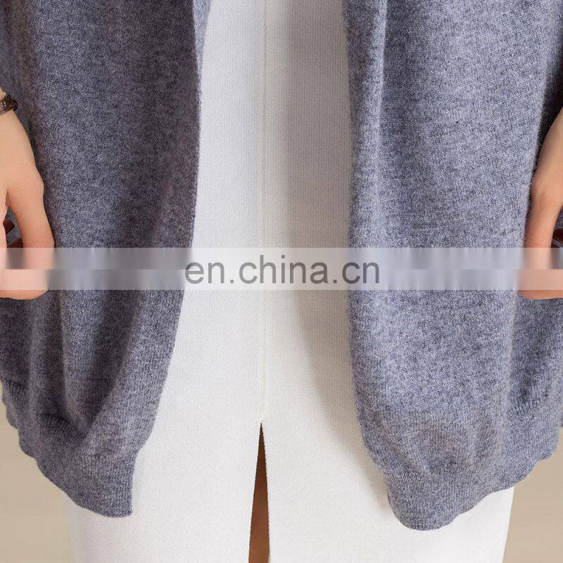 2022 New Fashion Sleeveless Cardigan Women Oversized Hooded Wool Sweater