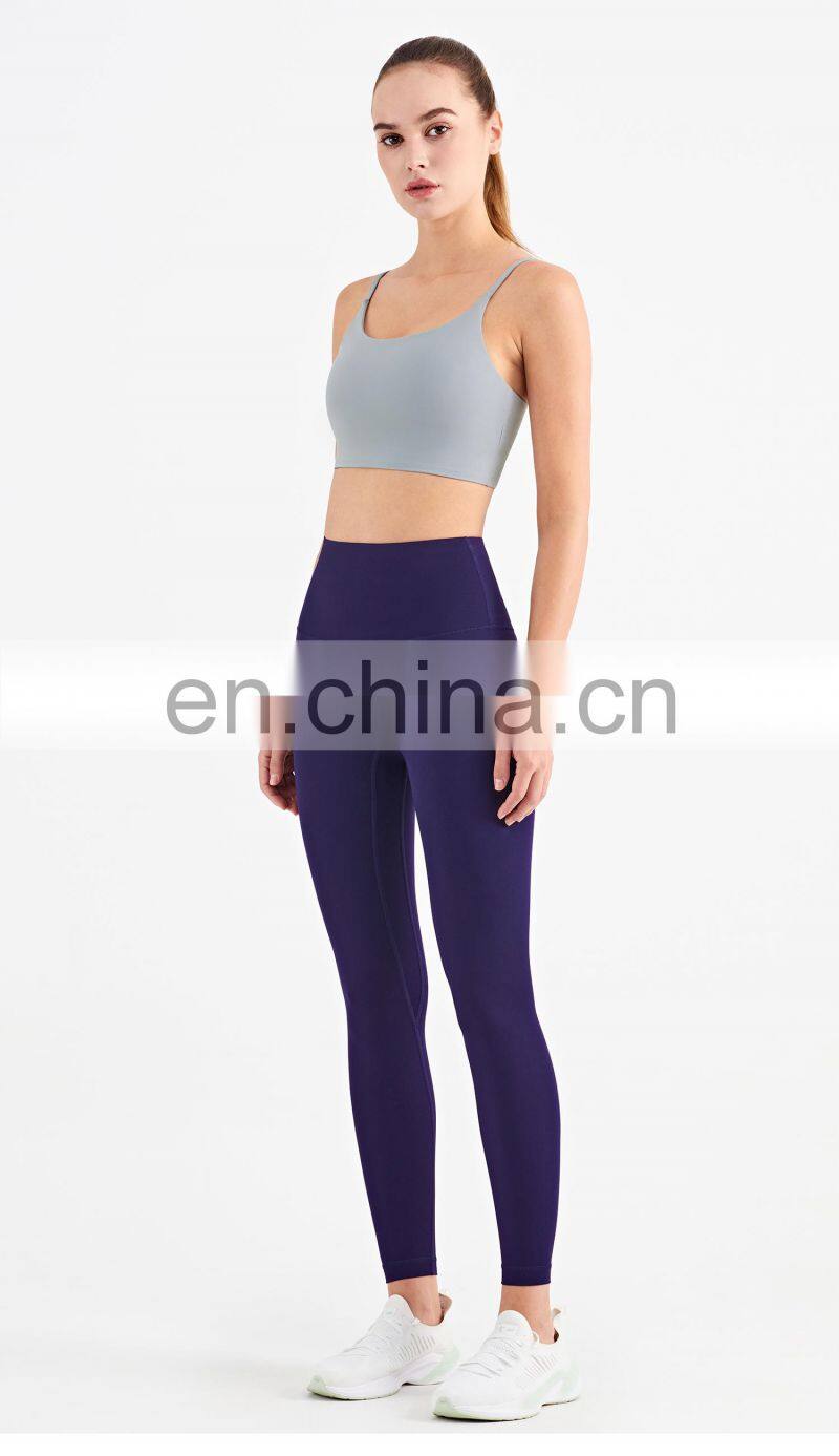 Thin shoulder Sports Vest Sexy Running Yoga Women Push-up Bra Workout Crop Top