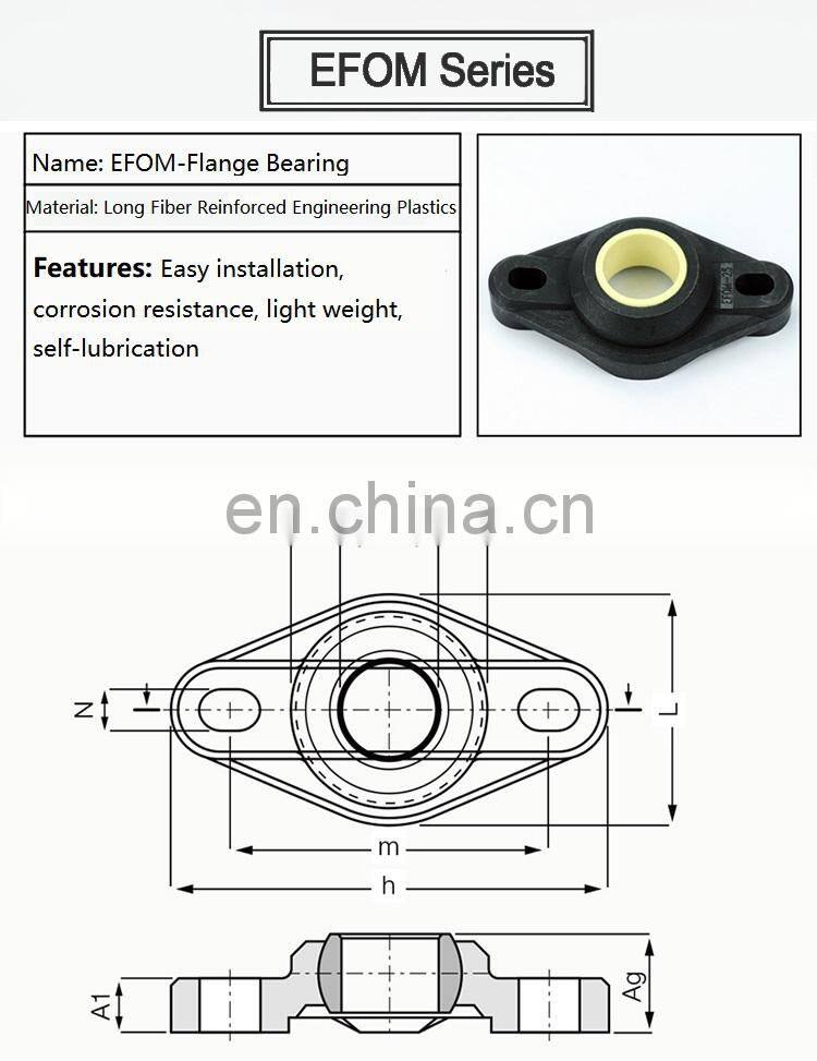 Base Bearing Seat EFOM- 12 15 16 17 20  Wholesale Plastic Bearings