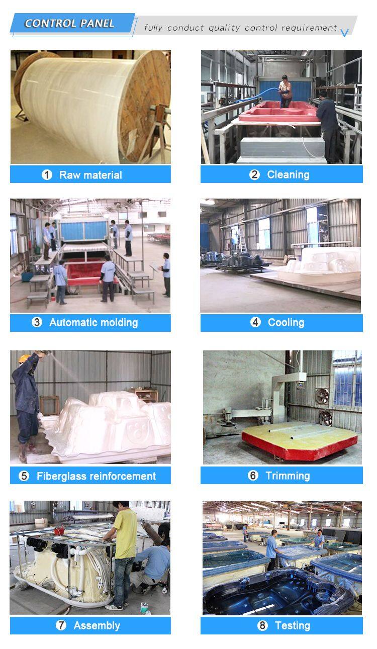 OEM Garden Mini Spa Swimming Pool Balboa Acrylic Two Person Hot Tub