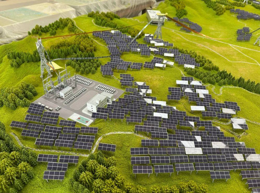 新能源光伏沙盘模型 - 1K JPEG