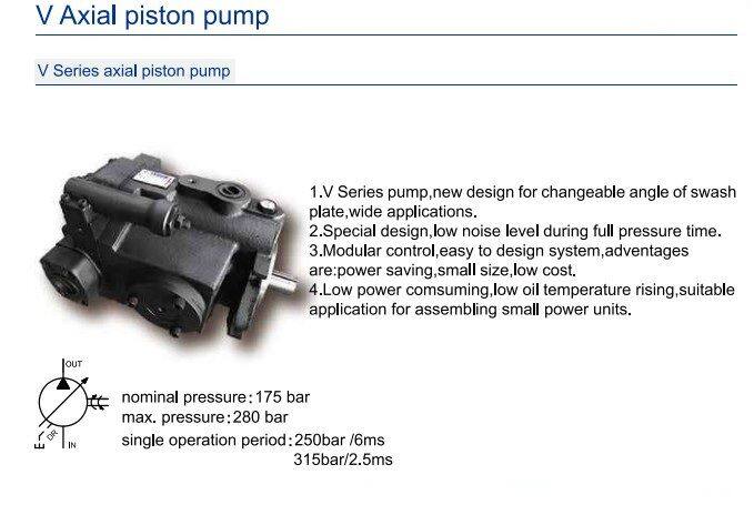 Variable Piston Pump V15A3R10X High Pressure Hydraulic Pump for YEOSHE Series Pumps