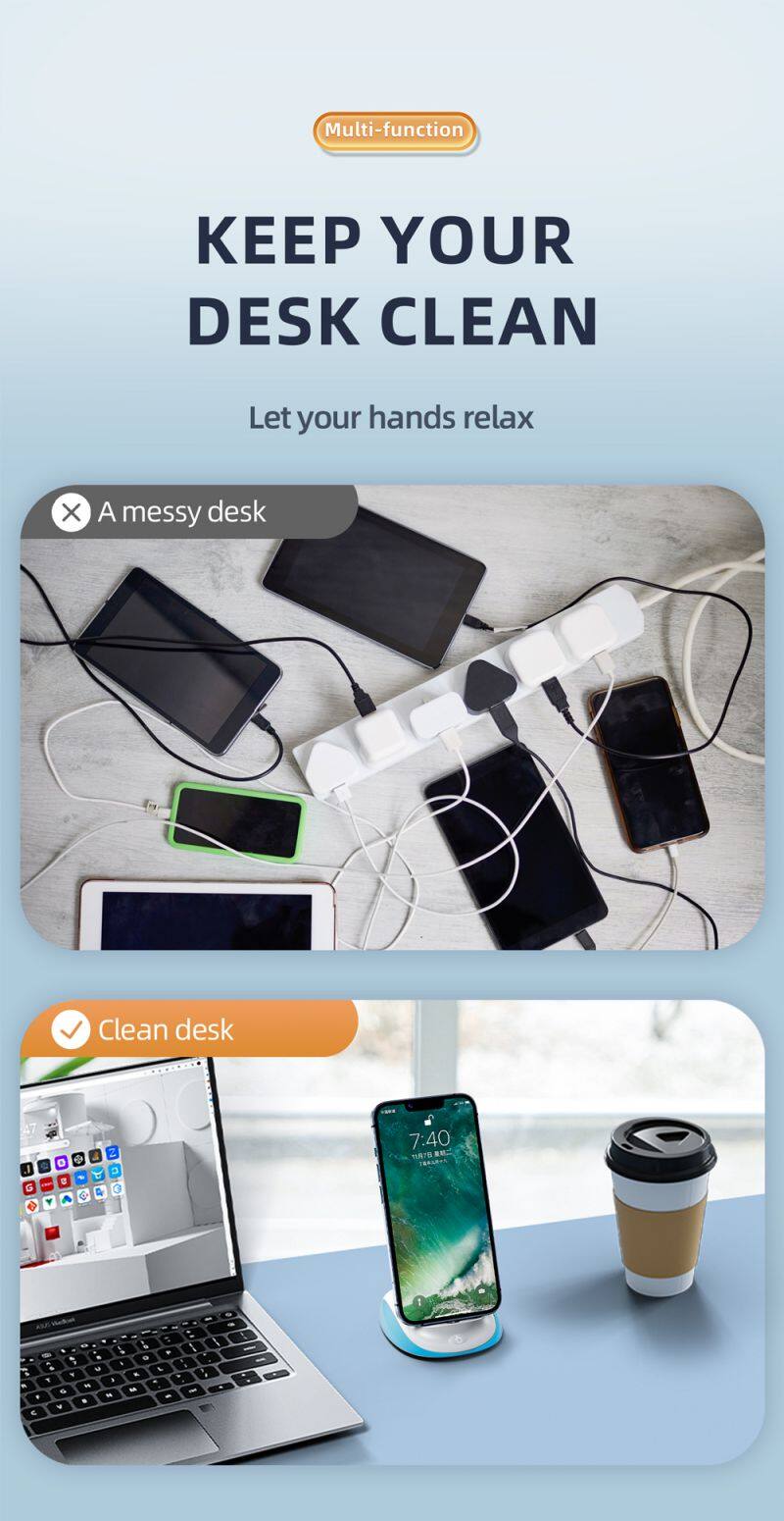 Luminous Logo 10W 15W Wireless Charging Pad 5v/2a Fast Charger Station Wireless Charger