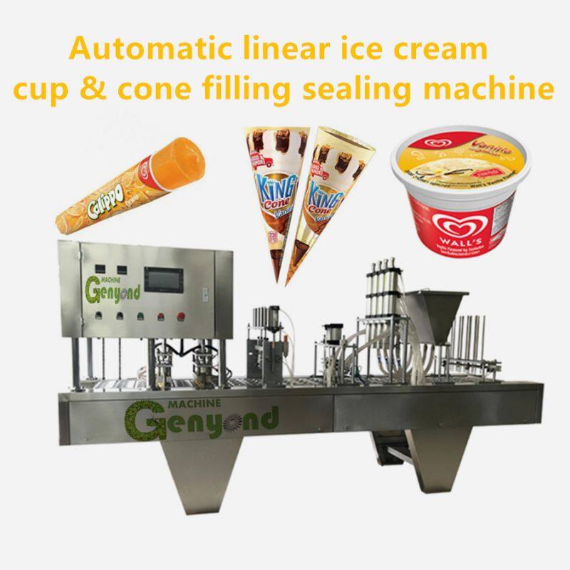 Cone cup filling American Style Liquid Nitrogen Ice Cream Machine With Nitrogen Injector for Making Tasty Ice Cream continuous freezer