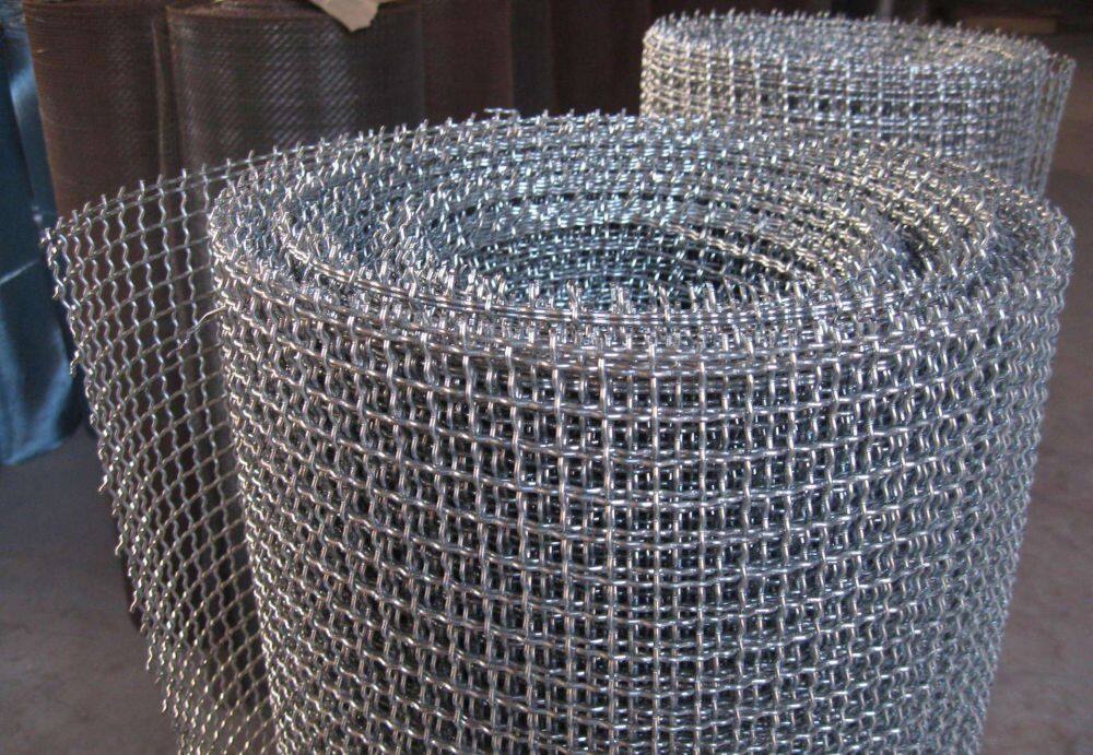 20mm Openning SS304/316/316L Steel Crimped Wire Mesh For Solid Construction