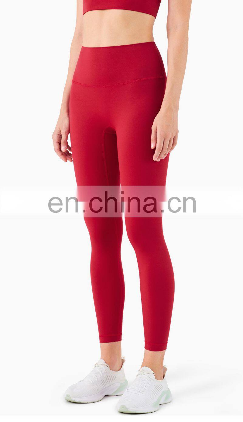 2021 ECO Girls Fitness Sport Leggings Tights Pants Custom Logo Push Up Yoga Pants With Pocket