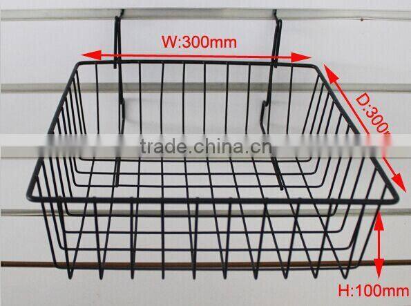 Aazon.co: Kokone 4 Pack Etal Esh Basket For Slatwall, Hanging Storage Bins For Slat Wall