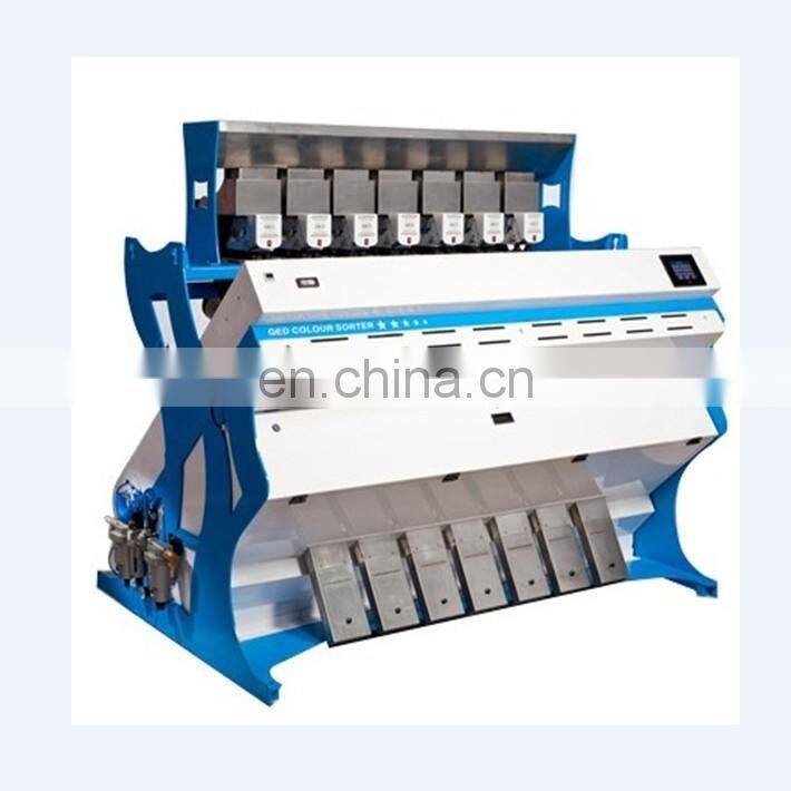 Dry fruits CCD color camera sorter grain selector sorting machine