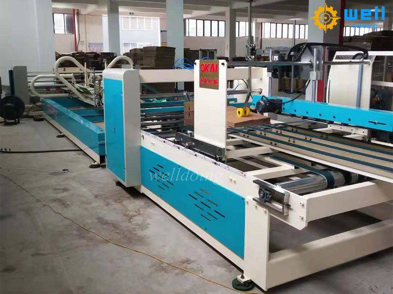 full automatic carton gluer machine