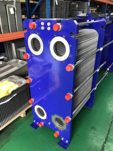 What is the purpose of a plate heat exchanger?
