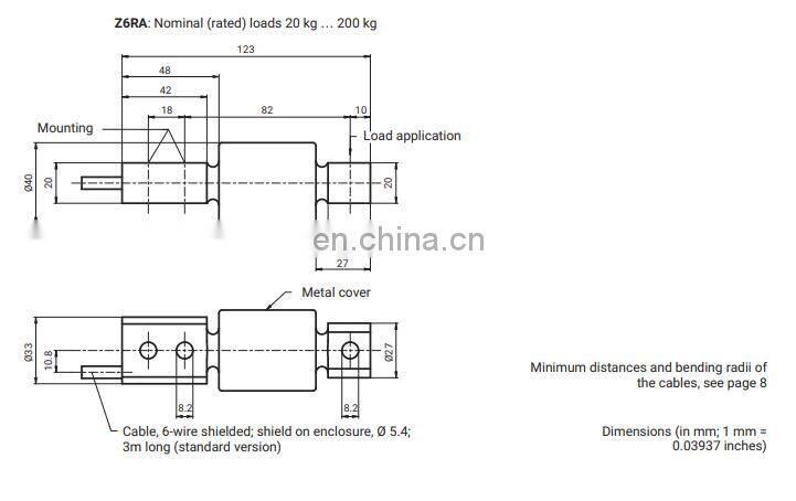 HBM Z6R Bending Beam Load Cell