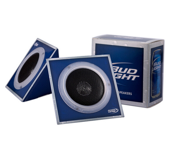 DIY Funny 3.5mm jack Mobile Phone Custom printed paper foldable mini cardboard speaker