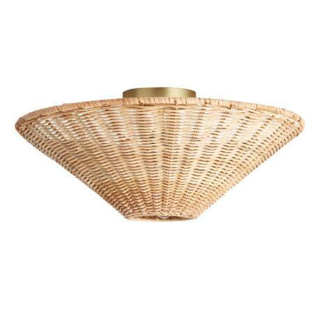rattan ceiling light
