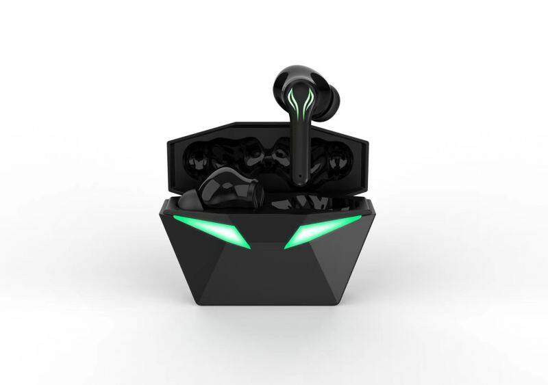 Low-latency True Wireless Earphone TWS Wireless Gaming Earbuds with Led Light