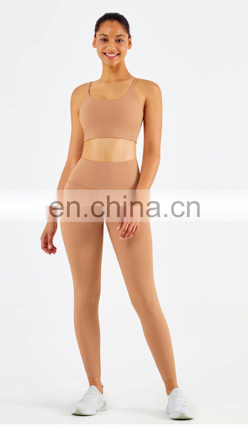 Multi Color Sport Bra Set Exercise Outfits Women Sets 2 Pieces High Support Yoga Pants