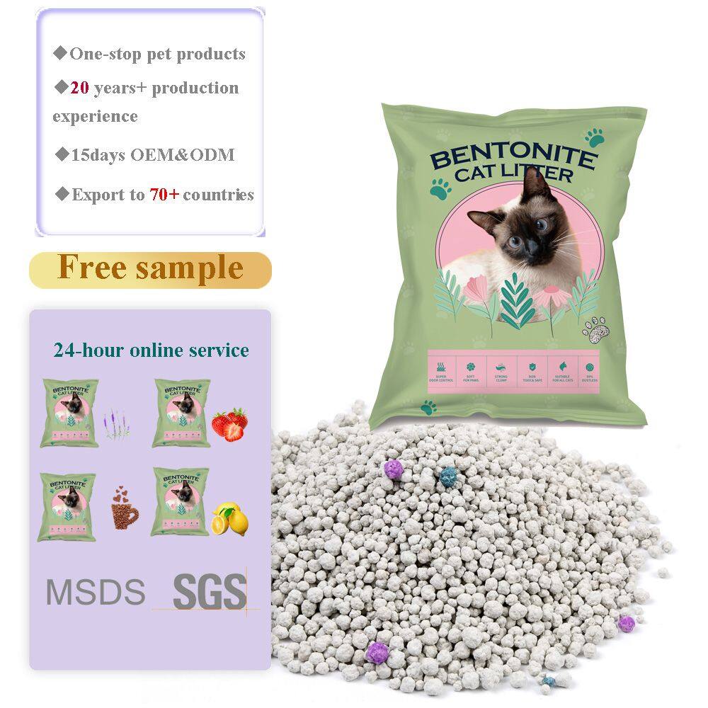 1-4mm bentonite cat litter-1-2