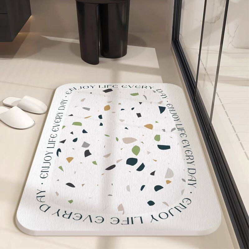 waterstone printing diatomite stone bath mat (5)