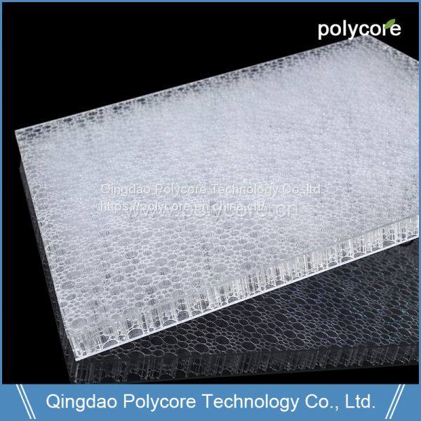 Polycore PC honeycomb sandwich panel Optpan irregular core