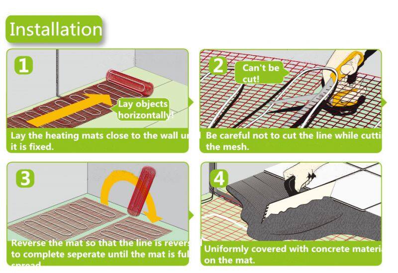 Cheap Factory Price Ice Cable System Ice Dam Solution Gutter Heaters Power Mat in Floor Heating Radiators