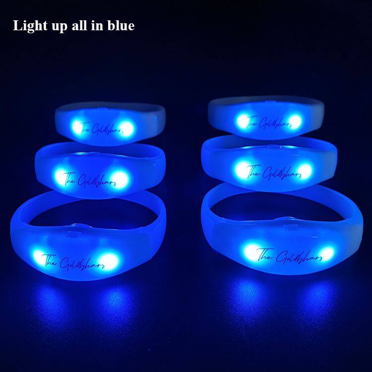 Event Supplies DMX Control LED Bracelets Radio Controllable LED Light up Bracelets