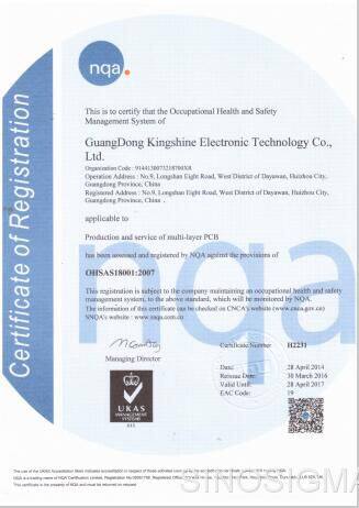 OHSAS18001