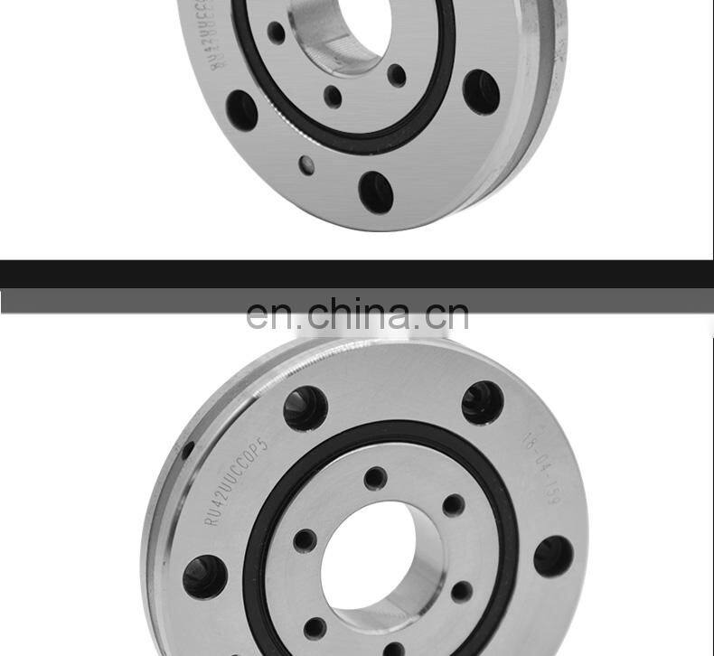 Railway Cranes XRU Series Mounting Holes   High Rigidity Crossed Roller Bearings XRU1008 precision Slewing Bearing