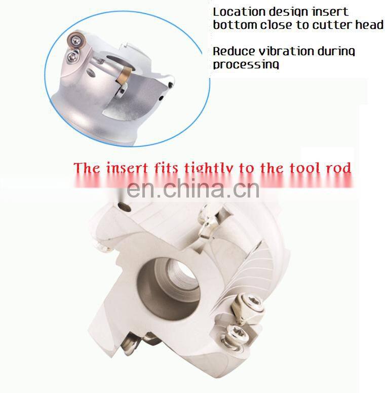 Factory TRS Round dowel face mill indexable face milling cutter head