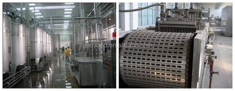 Shanghai Factory Complete Ice Cream Mixing Freezing Filling Sealing Packing Machine Stick Cup Cone Ice Cream Production Line