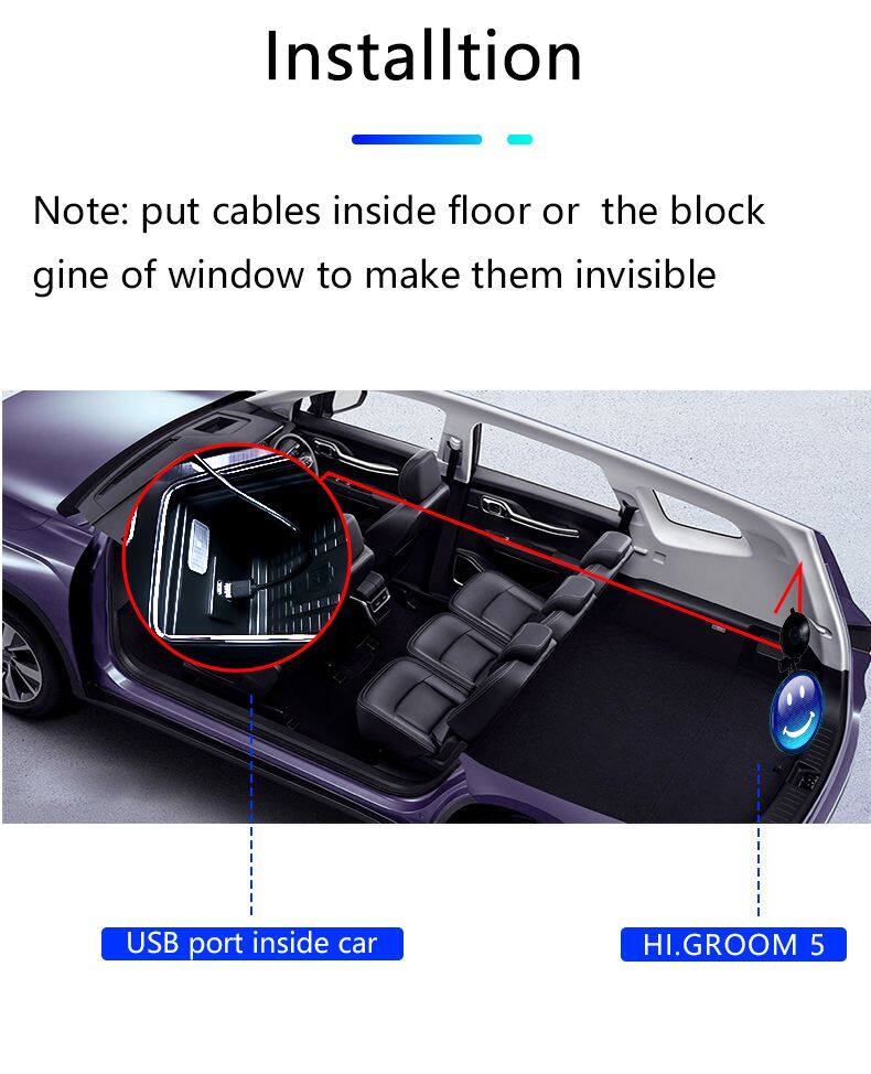 RGB 5V Car Windshield LED Screen New Devil's Eye Flexible Panel with APP Remote Control Scrolling Animated Eyes for Cars