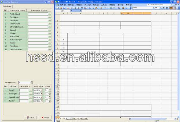 200 Ton Compression Testing Machine Concrete Strength Tester