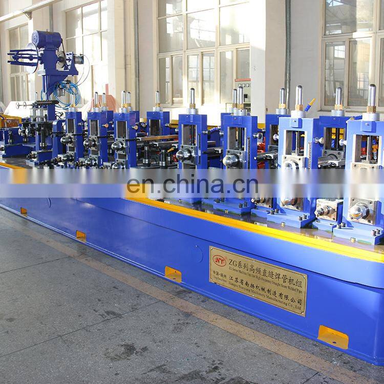 Nanyang standard tested welding machine erw pipe making machine tube mill for chemical equipment