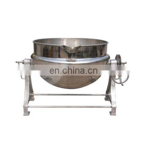 Industrial cooking pot with mixer