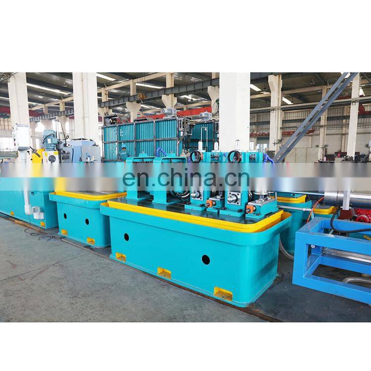 Nanyang low failure rate stainless steel pipe finishing mill erw tube rolling mill making machine