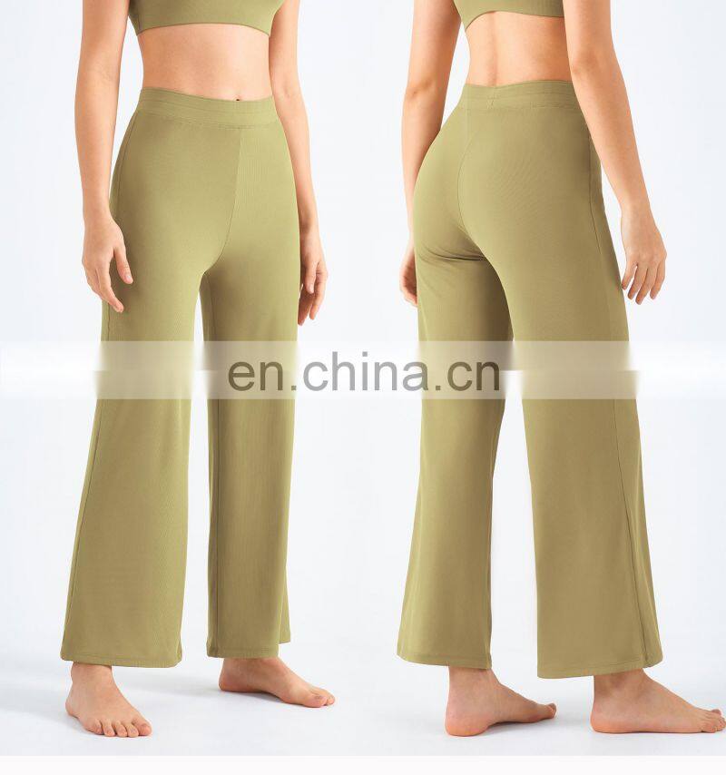 Newly Adjustable High Waisted Yoga Pants With Pocket Recyclable Jogging Sweatpants