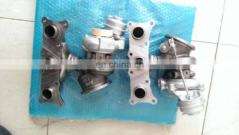 new arrival twin turbo power 49131-07358 49131-07359 11657593021 twin turbocharger for BMW X6 supercharger system