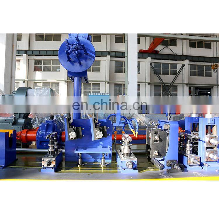 Nanyang high yield round tube mill machine high precision aluminum tube pipe mill finish line