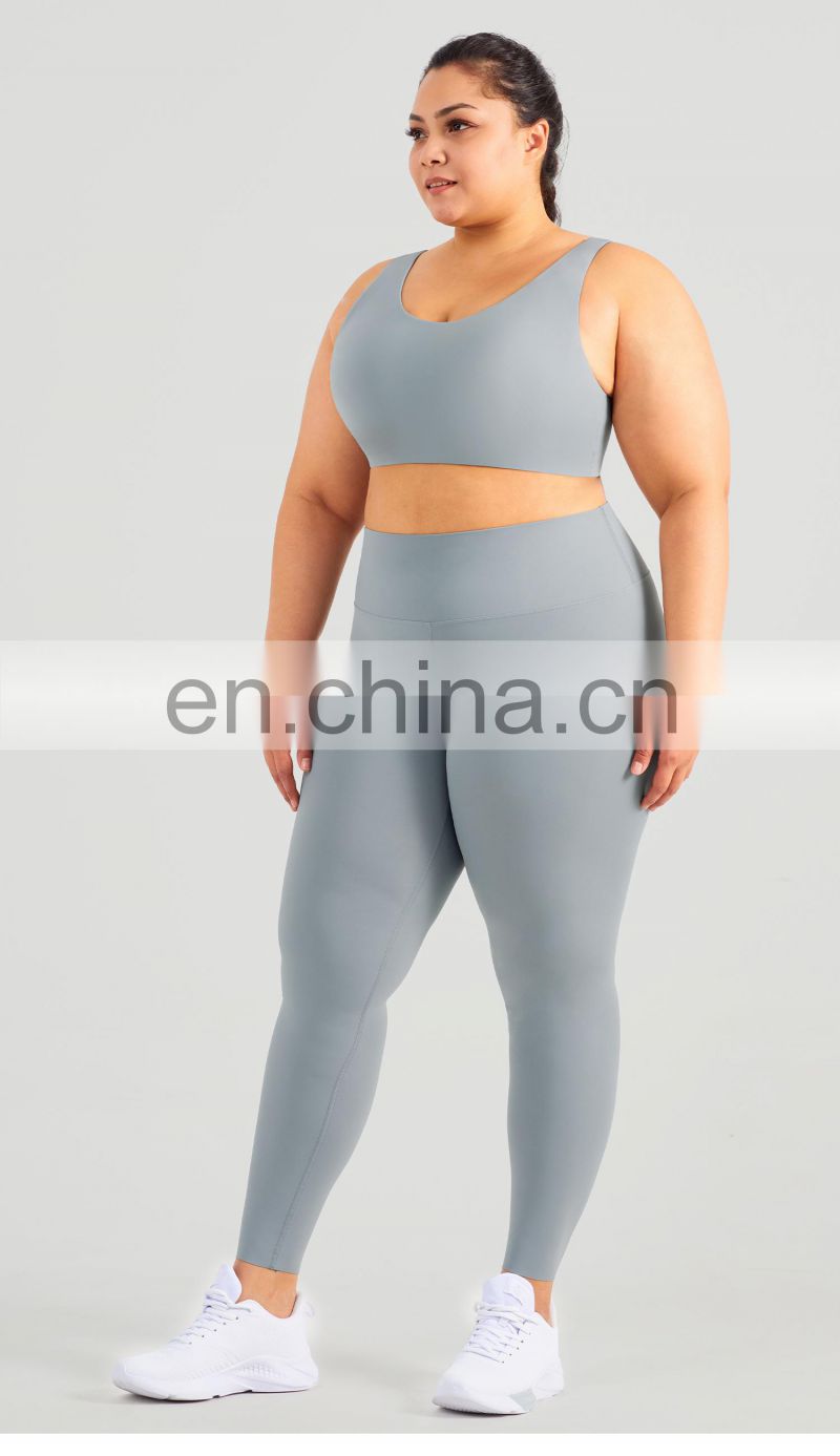 Cloud Feeling High Waist Yoga Leggings Custom Tech Elastic Plus Size Pants