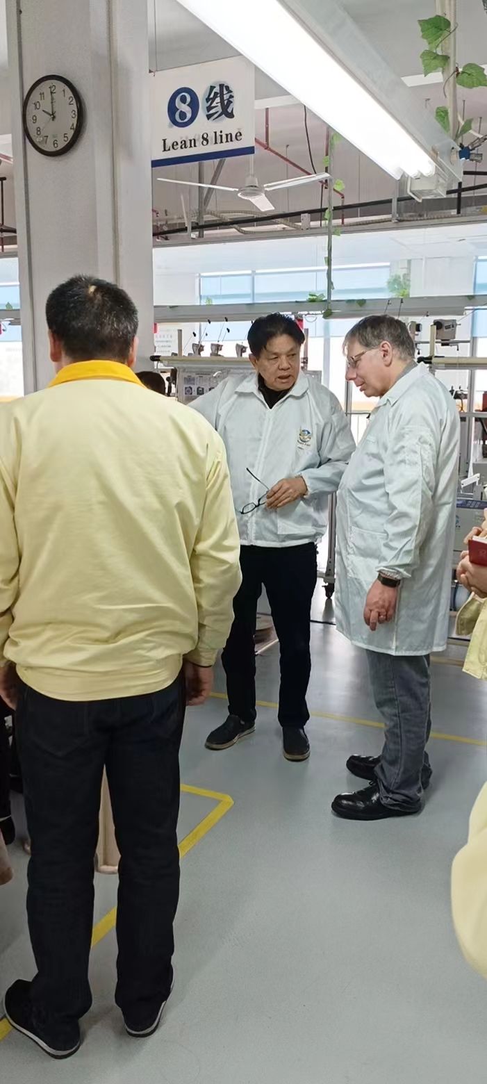 Mr.Robert Visit Our ChengPin Coil Factory --Welcome