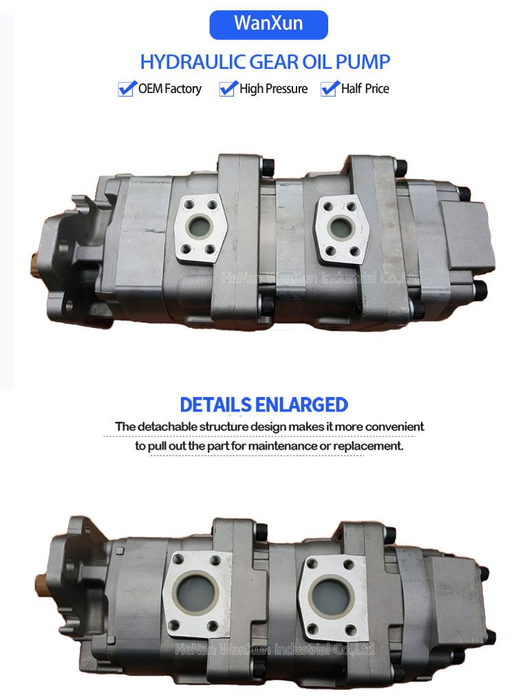 705-55-34090 /705-55-34110/705-11-36250 Hydraulic Oil Gear Pump Fit Komatsu WA300-1 Wheel Loader Steering Switch