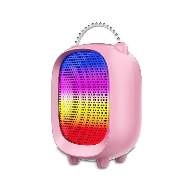 2023 hot sell portable wireless 4-inch speaker 8W power mini bluetooth speaker with colorful lights