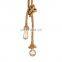 New design hemp rope industrial style ceiling pendant light