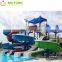 Aqua Play Fiberglass Spiral Water Body Slide For Pool In Summer