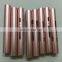 Toshine blue anodized aluminum tube/ anodizing aluminum round tube with drilling holes/ cnc machining tube