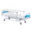 China manufacturer multifunctional adjustable three cranks care nursing manual medical hospital bed rails equipments