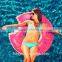 Inflatable donut swim ring,inflatable donut pool float ,inflatable donut