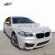 High quality M5 style body kit for BMW 5 series f10 f18  car bumper rear bumper side skirts for BMW F10 plastic material