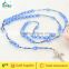 Fashion plastic rosary bead wholesale necklace