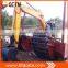 Amphibious vehicle swamp buggy excavator